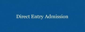 Direct entry admission