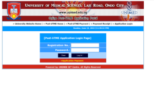 How To Apply For UNIMED Post UTME 2022/2023