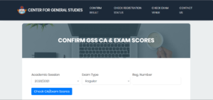 How to Check UNICAL GSS Exam Status Online